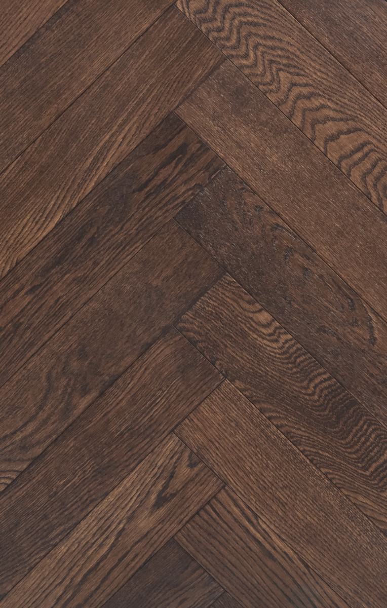 Паркетная доска Wood Bee Herringbone Дуб Chocolate