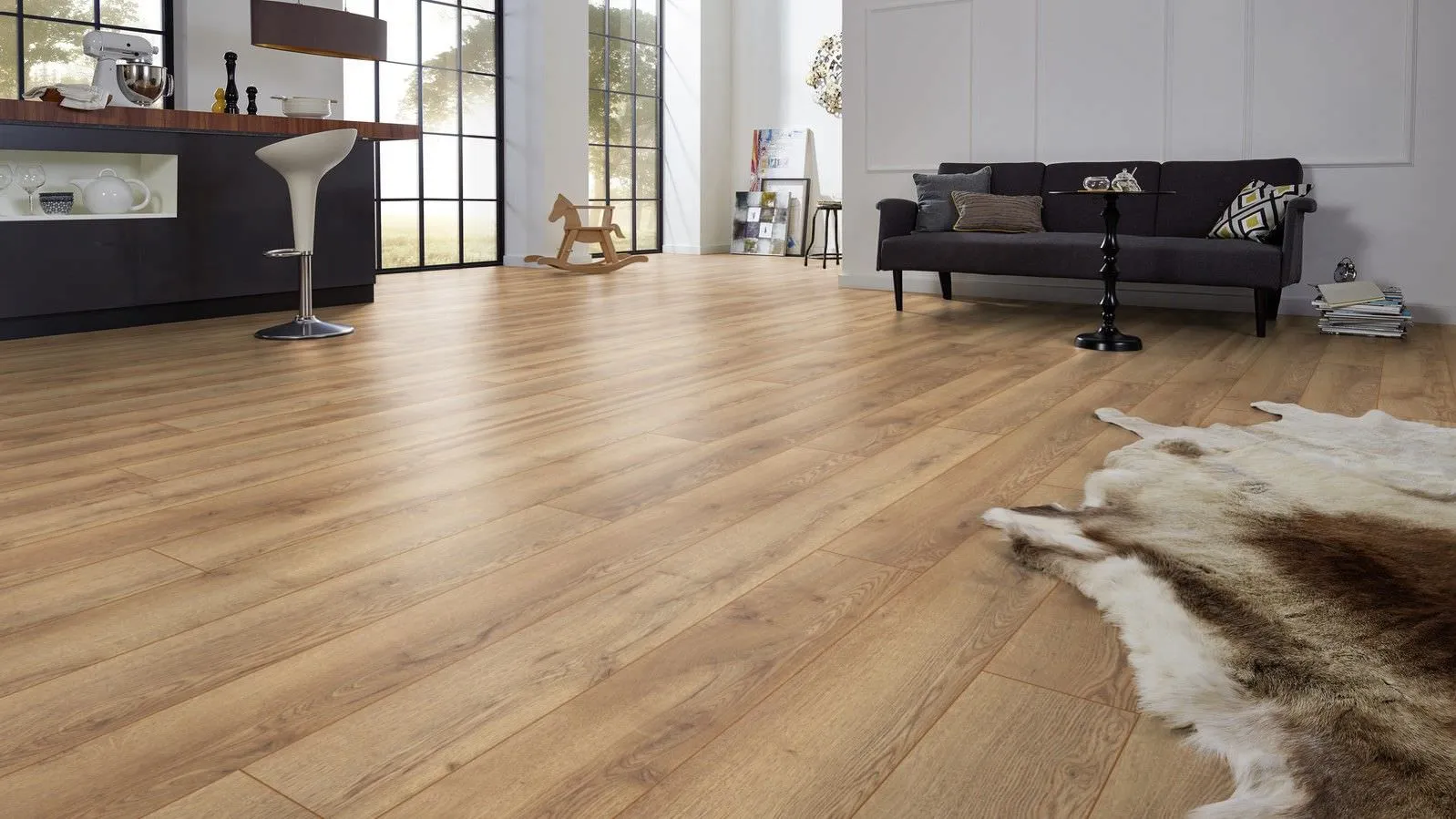 Ламинат Kronotex Mammut Plus D4725 Дуб Горный Природный